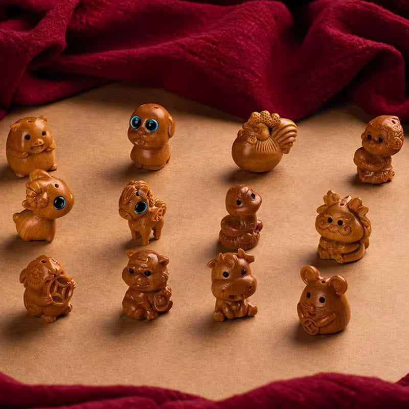 Buddha Stones Year Of The Horse Red Sandalwood Star Moon Bodhi Seed Blessing Key Chain - image 53