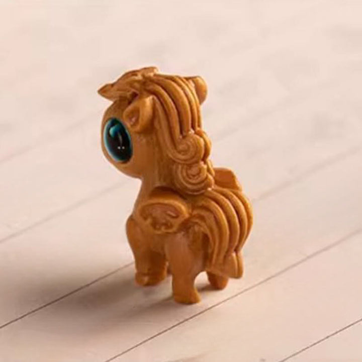 Buddha Stones Year Of The Horse Red Sandalwood Star Moon Bodhi Seed Blessing Key Chain - image 2