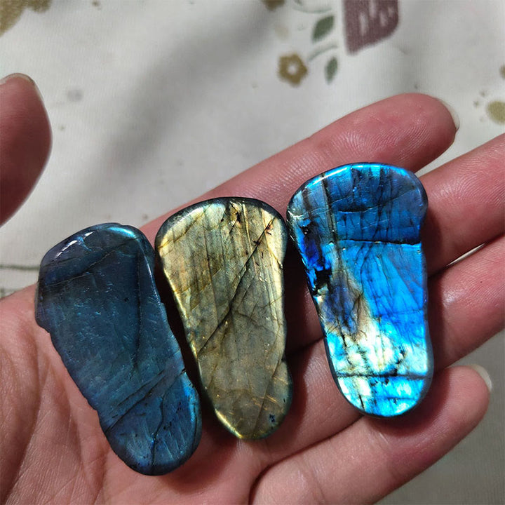 Buddha Stones Buddha Symbol Natural Labradorite Figurine Cure Statue Home Decoration - image 1