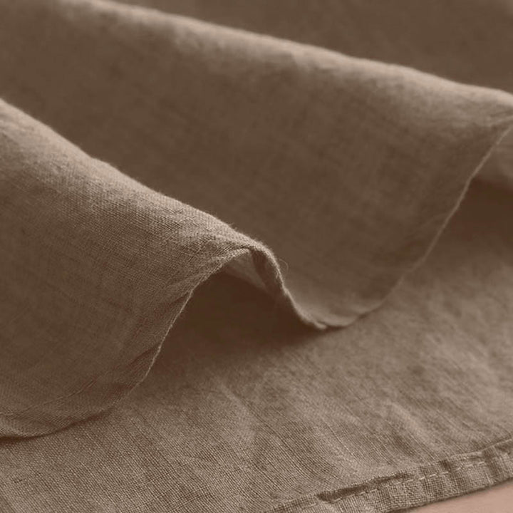 Buddha Stones Casual Plain Women's Hollow Crew Neck Design Three Quarter Sleeve Shirt - image 10