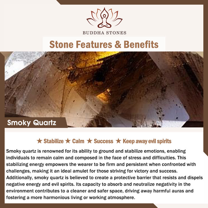 Buddha Stones White Crystal Pink Crystal Tiger Eye Smoky Quartz Protection Necklace Pendant - image 36