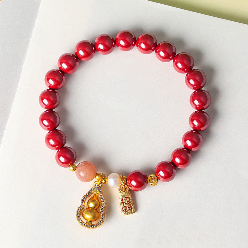 Buddha Stones Cinnabar Blessing Attract Fortune Bracelet - image 9