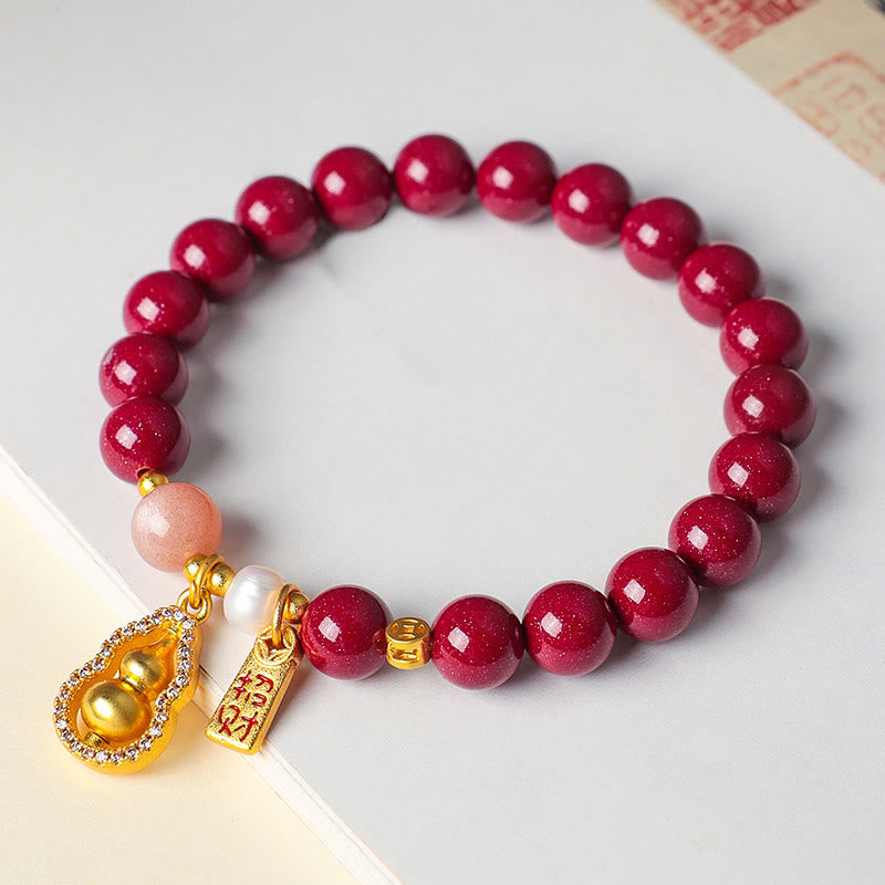 Buddha Stones Cinnabar Blessing Attract Fortune Bracelet - image 3