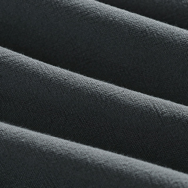 Buddha Stones Summer Drawstring Elastic Waist Frog-Button Ankle-Length Men's Cotton Linen Pants With Pockets - image 9