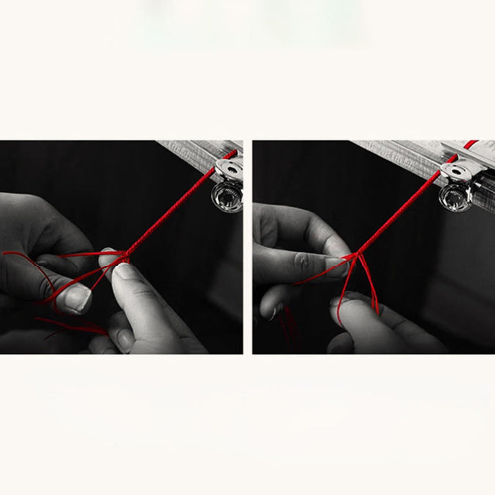 Buddha Stones 999 Gold Ring Design Handmade Luck Braided Red Rope Bracelet Anklet - image 19