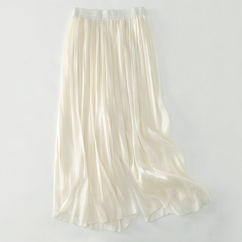 Buddha Stones Summer Plain Women's Polyester Pants  - image 5
