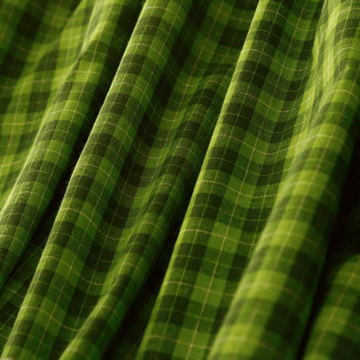 Buddha Stones Sleeveless Plaid Summer Midi Dress With Pockets - image 11