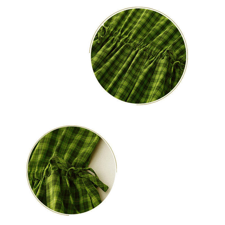 Buddha Stones Sleeveless Plaid Summer Midi Dress With Pockets - image 13