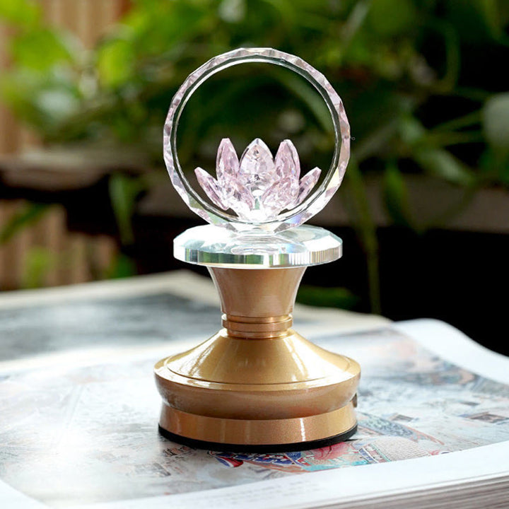 Buddha Stones Lotus Copper Brass New Beginning Home Decoration - image 16