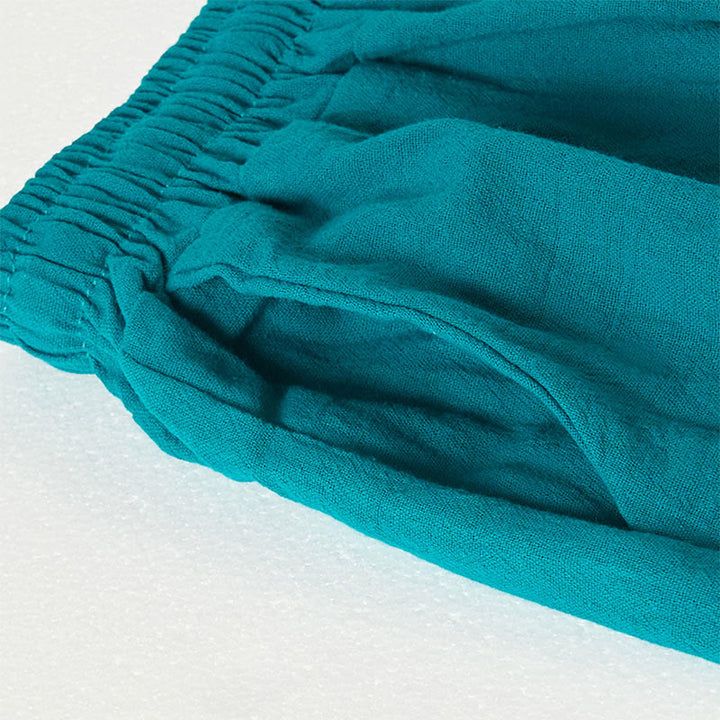 Buddha Stones Plain Bohemian Stripes Women's Wide Leg Pants With Pockets - image 2