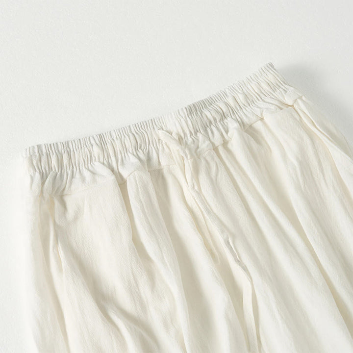 Buddha Stones Plain Bohemian Stripes Women's Wide Leg Pants With Pockets - image 16