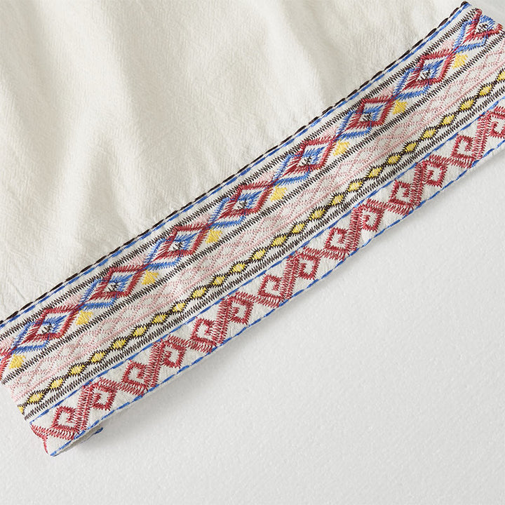 Buddha Stones Plain Bohemian Stripes Women's Wide Leg Pants With Pockets - image 17