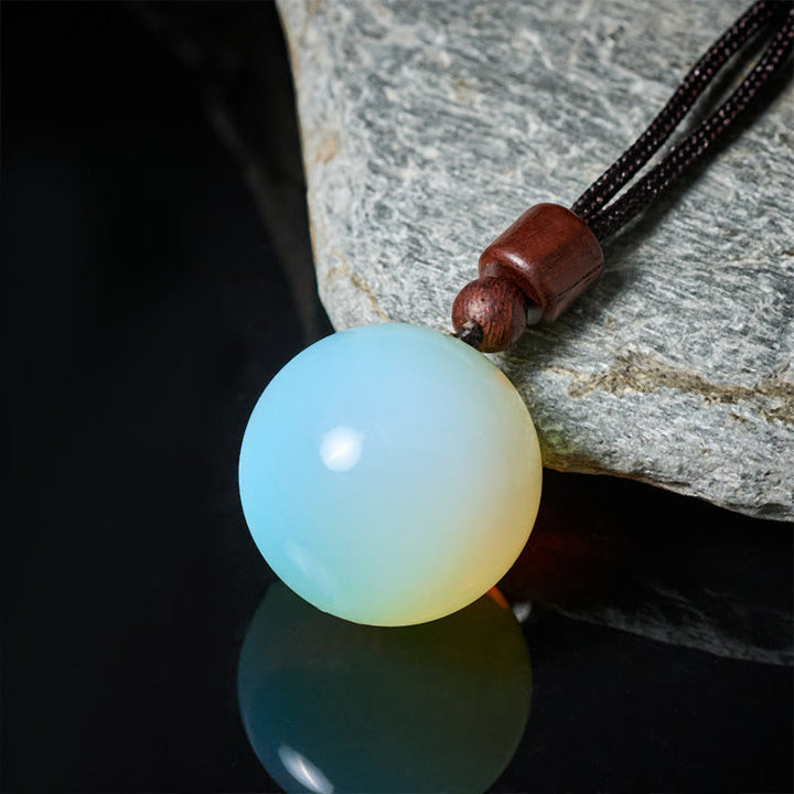 Buddha Stones White Crystal Pink Crystal Tiger Eye Smoky Quartz Protection Necklace Pendant - image 10