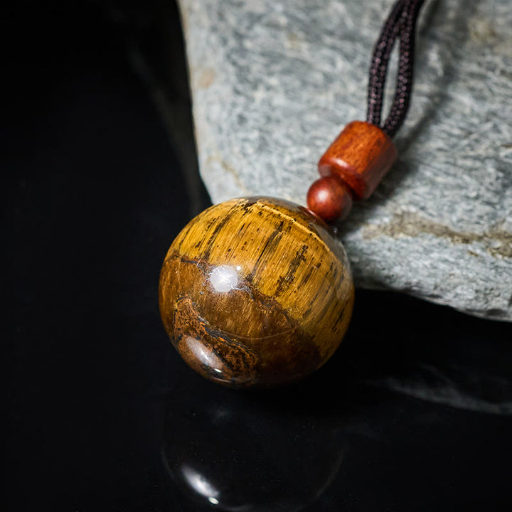 Buddha Stones White Crystal Pink Crystal Tiger Eye Smoky Quartz Protection Necklace Pendant - image 22