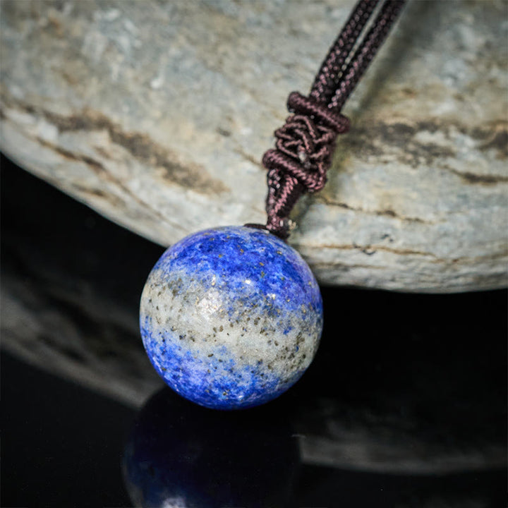 Buddha Stones Amethyst Yellow Agate Various Agate Pink Crystal Lazurite Lapis Lazuli Balance Necklace Pendant - image 24