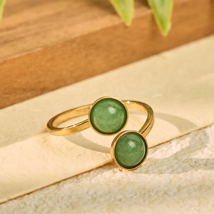 Buddha Stones Titanium Steel Balance Calm Ring - image 2