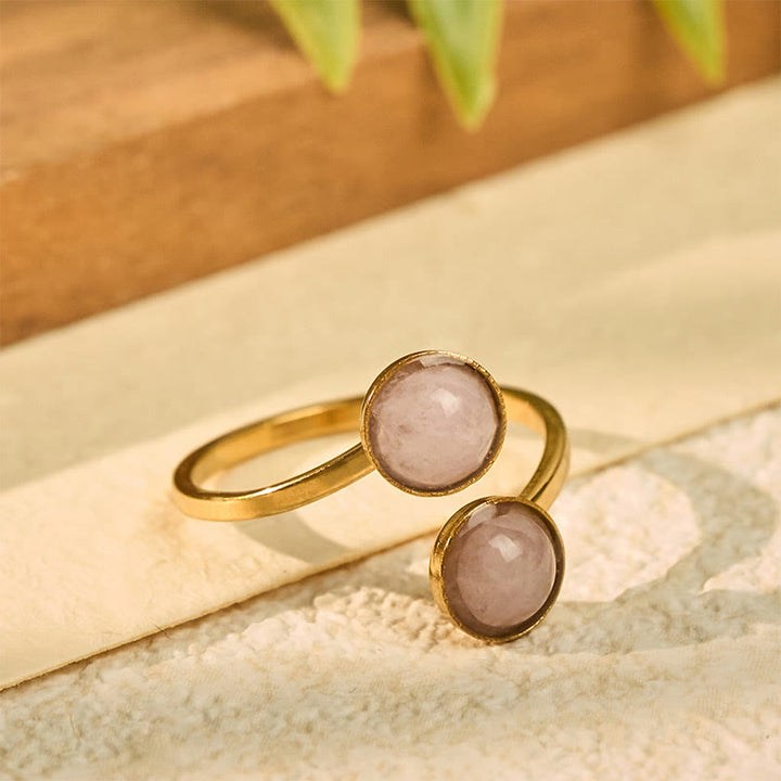Buddha Stones Titanium Steel Balance Calm Ring - image 10