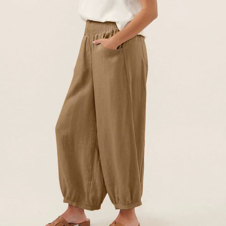 Buddha Stones Plain Color Women's Harem Pants With Pockets - image 11