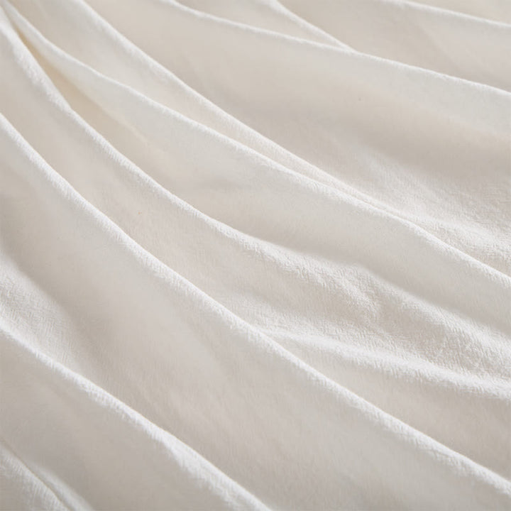 Buddha Stones Embroidery Geometry Half Sleeve Women's Midi Dress With Pockets - image 7