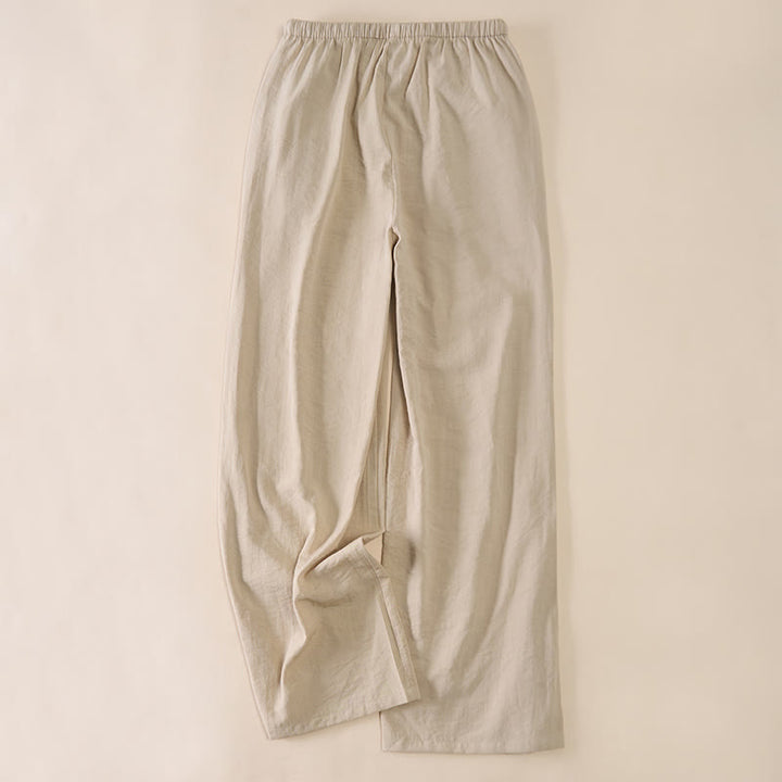 Buddha Stones Simple Drawstring Design Women's Wide Leg Pants With Pockets - image 14
