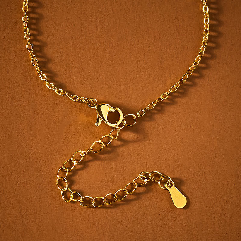 Buddha Stones Lotus Peace Buckle Peace Necklace Pendant - image 8
