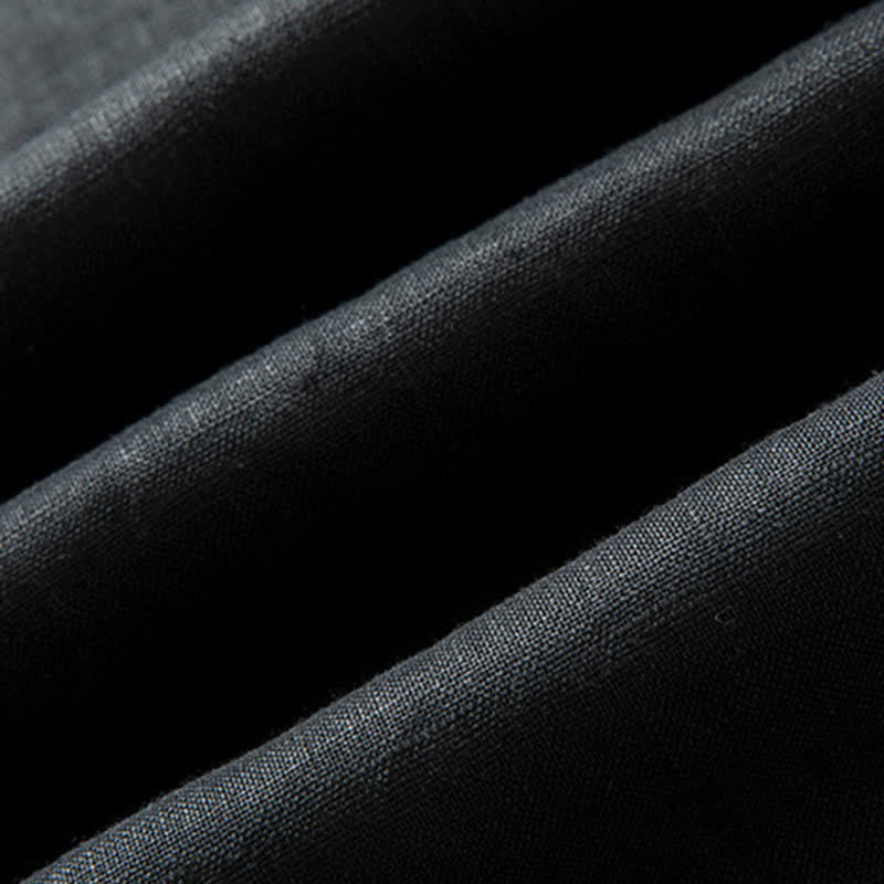 Buddha Stones Women's Spring High Elastic Waist Wide Leg Long Pants With Side Pockets - image 37