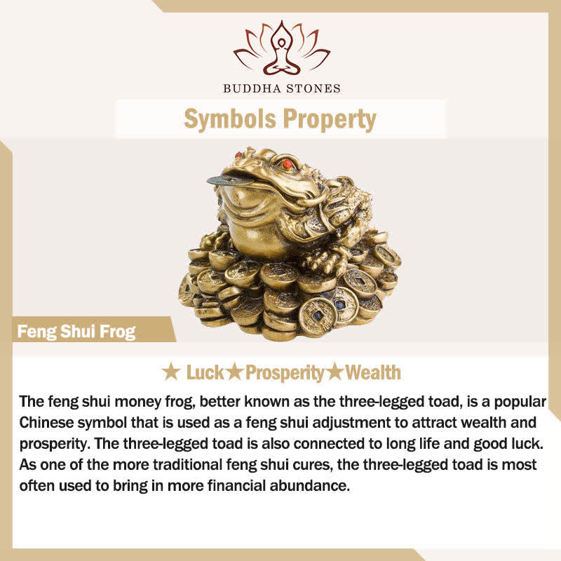 Buddha Stones Vintage Brass Feng Shui Frog Wealth Open Ring - image 5