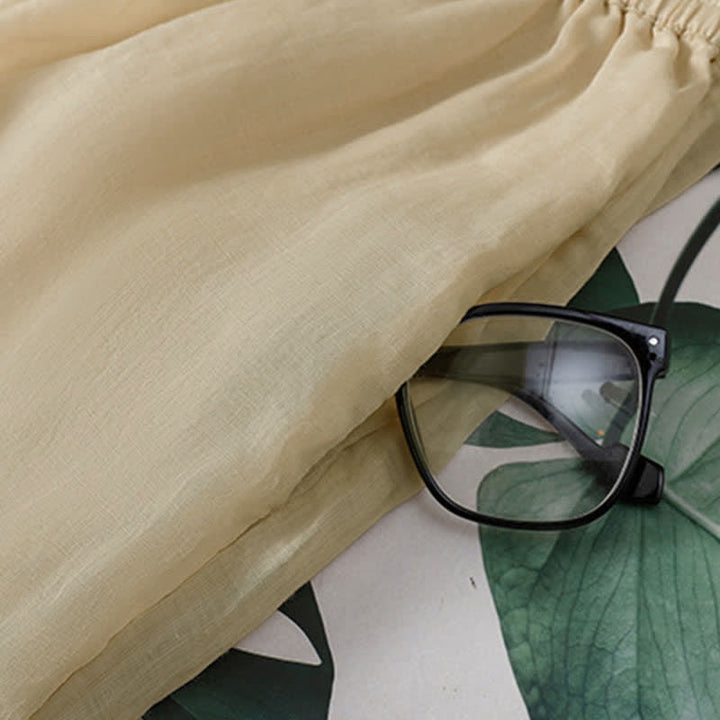 Buddha Stones Summer Boho Embroidery Solid Women's Wide Leg Pants With Pockets - image 18