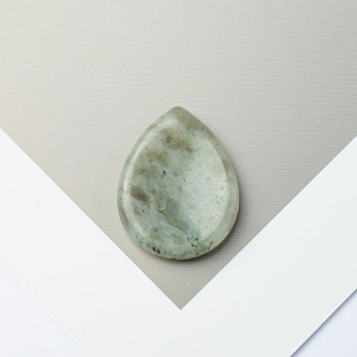 Buddha Stones Teardrop Shape Worry Stone Protection Crystal Decor 45*35*8mm - Labradorite - 45*35*8mm - image 26