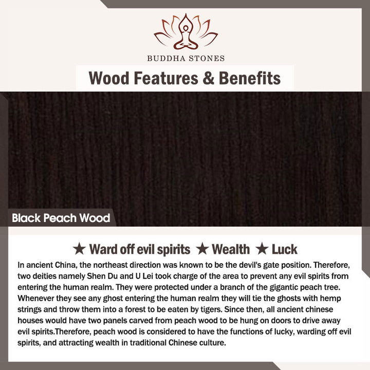 Buddha Stones Linden Wood Lamb Om Mani Padme Hum Plum Bossom Hand-carved Keychains - image 6