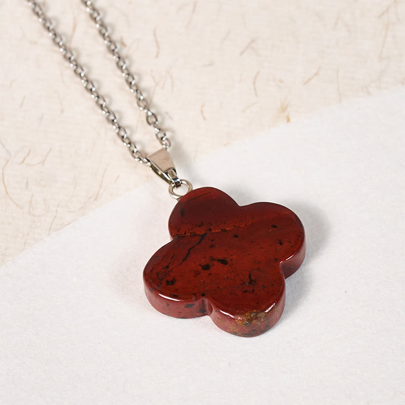 Buddha Stones Various Crystal Green Aventurine Black Obsidian Tiger Eye Plum Blossom Luck Necklace Pendant - image 28