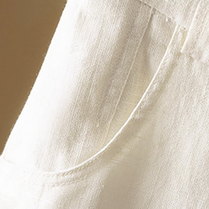 Buddha Stones Summer Minimalist Button-Up Solid Women's Harem Pants With Pockets - image 14