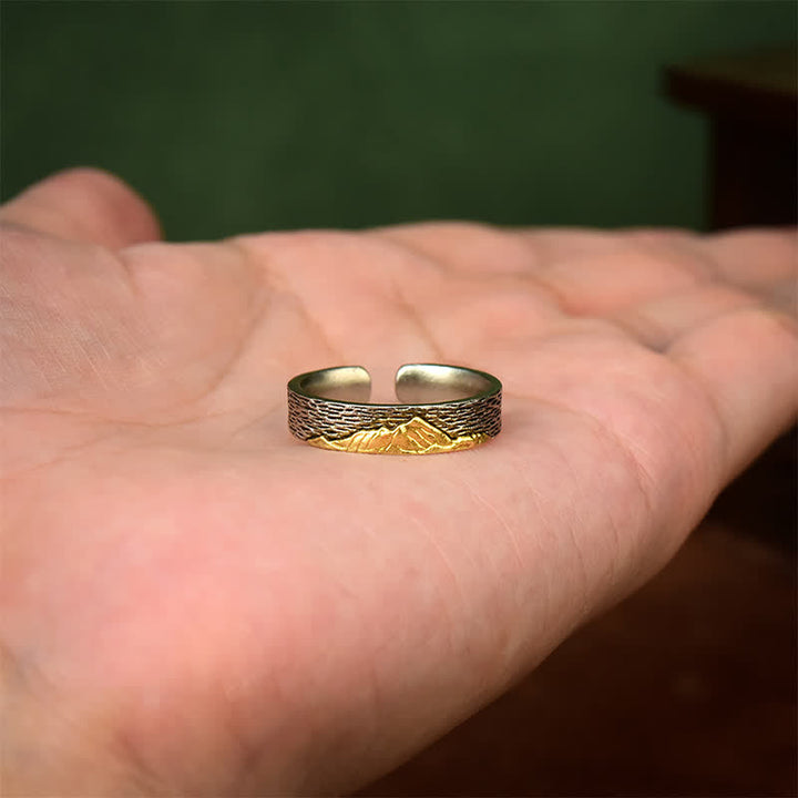 Buddha Stones Mount Everest Garuda Copper Adjustable Wisdom Ring - image 2