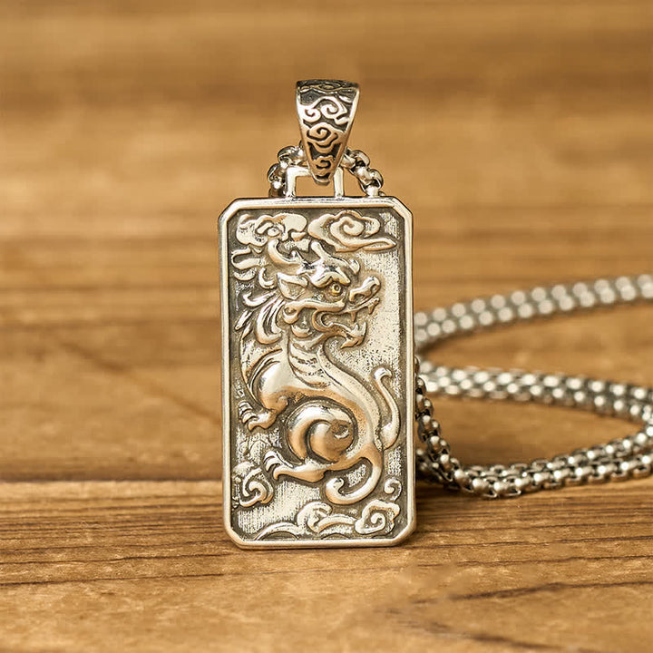 Buddha Stones Copper PiXiu Chain Wealth Necklace Pendant - PiXiu - image 0