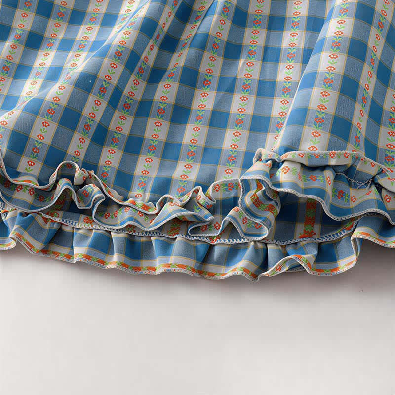 Buddha Stones Summer Button-Up Drawstring Gingham Women's Summer Sleeveless Dress With Pockets - image 9