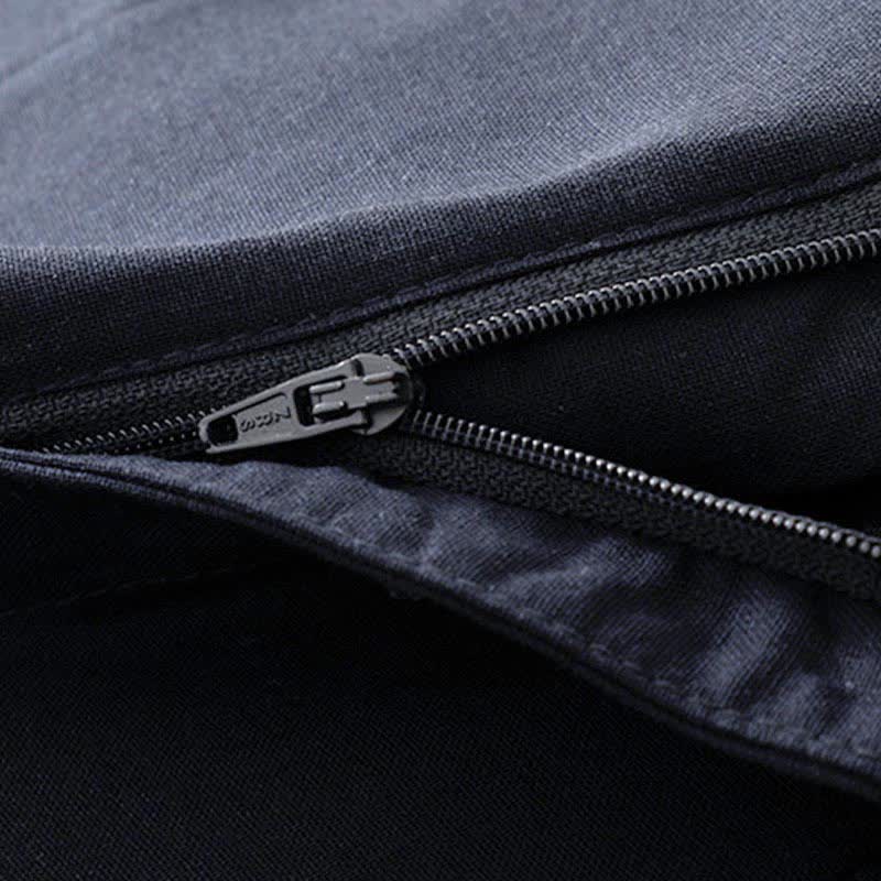 Buddha Stones Summer Minimalist Button-Up High Waist Solid Linen Women's Harem Pants With Pockets  - image 5