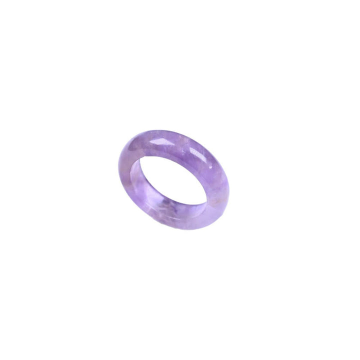 Buddha Stones Natural Amethyst Spiritual Awareness Ring - image 6