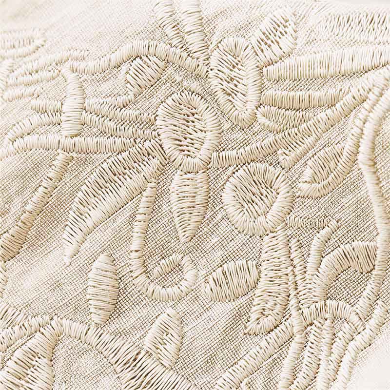 Buddha Stones Summer Embroidery Solid Women's Short Sleeve Dress With Pockets - image 11