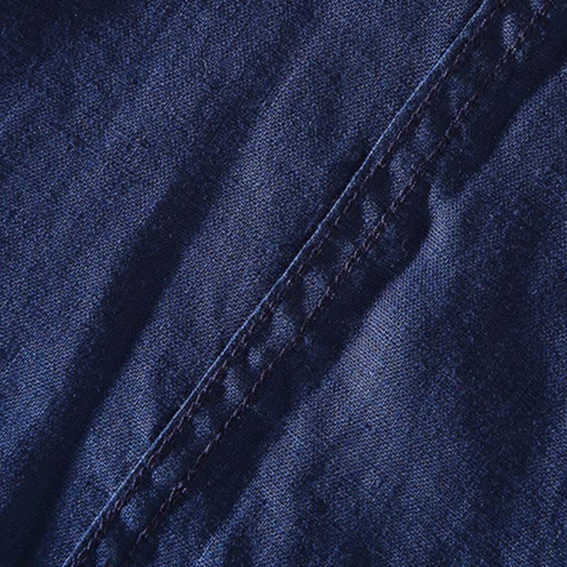 Buddha Stones Summer Casual Mandarin Collar Frog Button Solid Linen Men's Short Sleeve Shirt - image 6