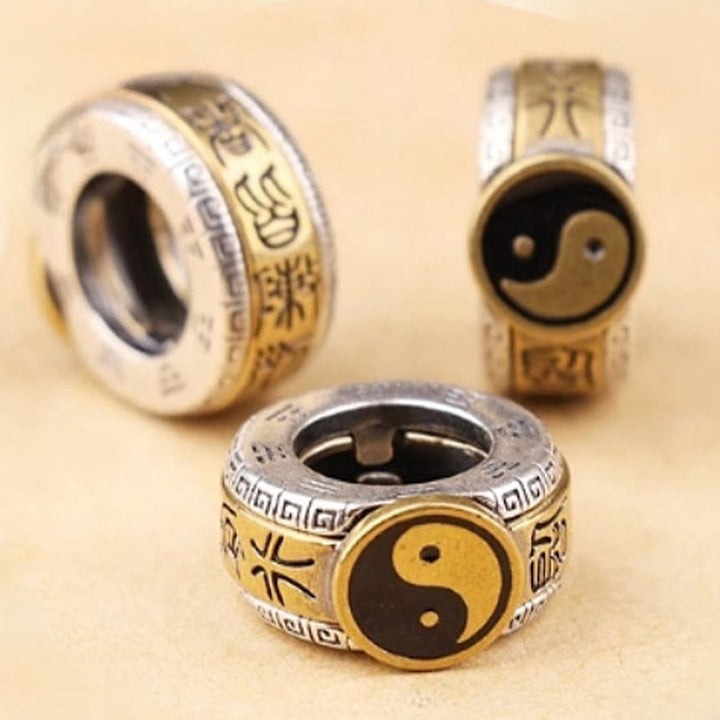 Buddha Stones Black Obsidian Bodhi Seed Yin Yang Nine-Character Mantra Mountain Ghosts Spend Money Strength Bracelet - image 6