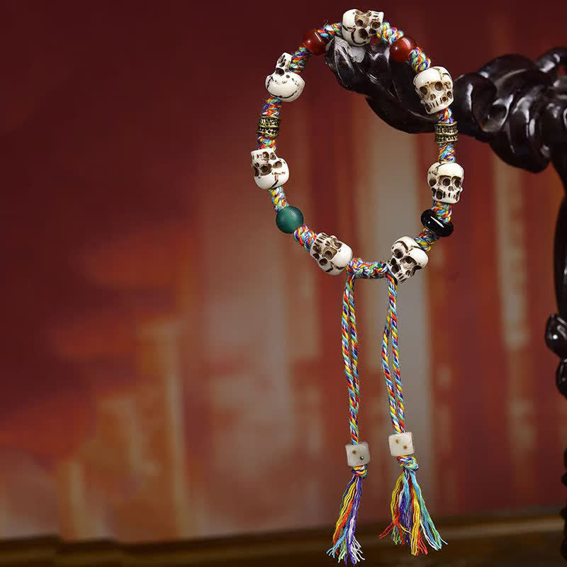 Buddha Stones Bone Beads The Lord Of The Corpse Forest New Beginning Bracelet - image 8