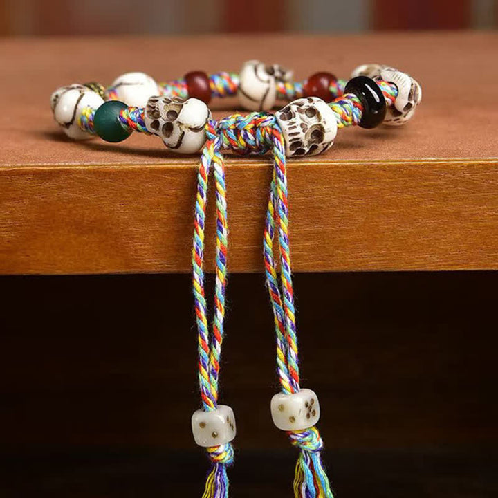 Buddha Stones Bone Beads The Lord Of The Corpse Forest New Beginning Bracelet - image 9