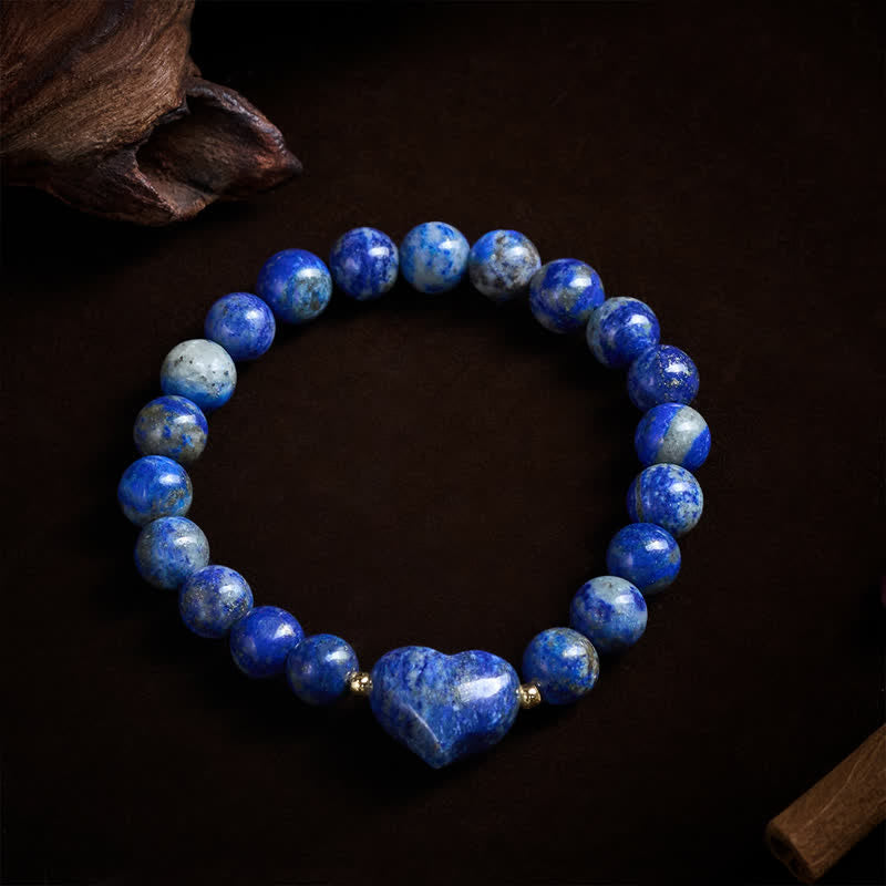 Buddha Stones Natural Amethyst Green Aventurine Tiger Eye Strawberry Quartz Love Heart Spiritual Bracelet - image 35