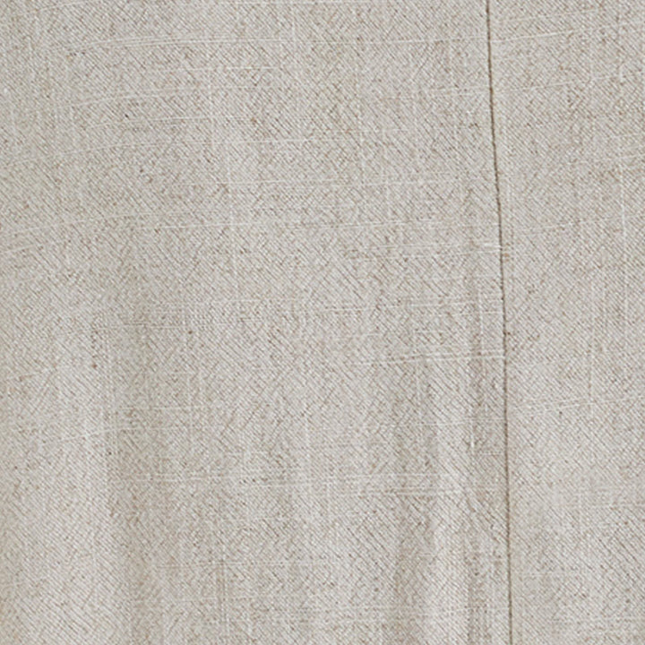 Buddha Stones 2Pcs Plain Design Zen Tai Chi Meditation Clothing Cotton Linen Top Pants Women's Set - image 8