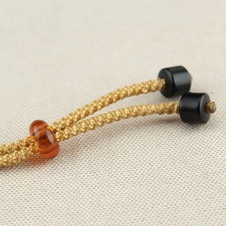 Buddha Stones Song Brocade Gourd Health Necklace - image 2