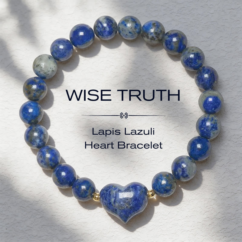 Buddha Stones Natural Amethyst Green Aventurine Tiger Eye Strawberry Quartz Love Heart Spiritual Bracelet - Lapis Lazuli(Wrist Circumference 14-16cm) - image 36