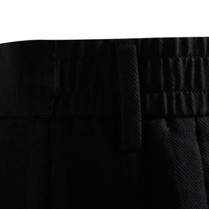 Buddha Stones Summer Casual Classic Zipper Button Solid Bermuda Shorts Men's With Pockets - image 18