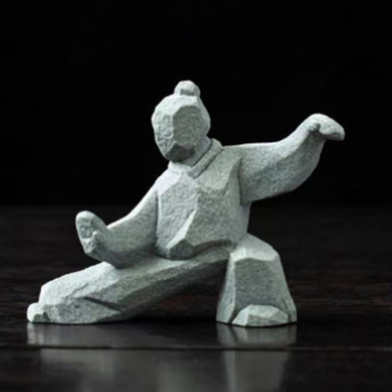 Buddha Stones Resin Yin Yang Balance Tai Chi Figure Mindful Living Decor - image 12