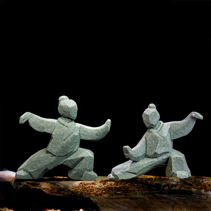 Buddha Stones Resin Yin Yang Balance Tai Chi Figure Mindful Living Decor - image 0