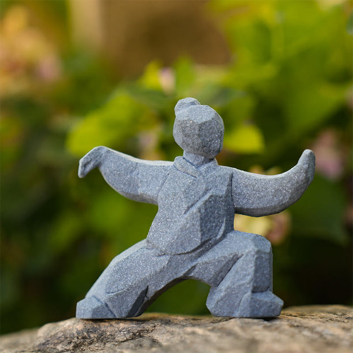 Buddha Stones Resin Yin Yang Balance Tai Chi Figure Mindful Living Decor - image 2
